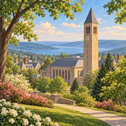 Cornell University stamp