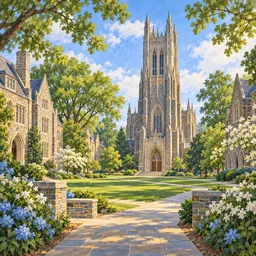 Duke University stamp