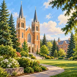 Gonzaga University stamp
