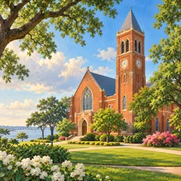 Hampton University stamp