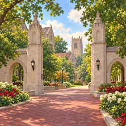 Indiana University Bloomington stamp