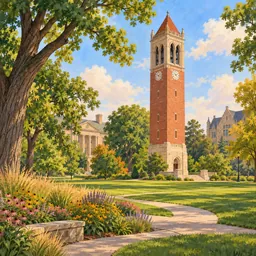 Iowa State University stamp