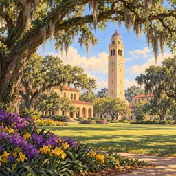 Louisiana State University stamp