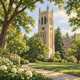 Michigan State University stamp