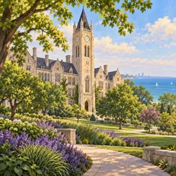 Northwestern University stamp