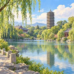 Peking University stamp