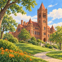 Syracuse University stamp