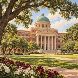 Texas A&M University stamp