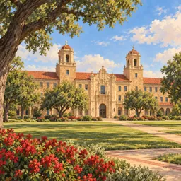 Texas Tech University stamp
