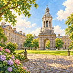 Trinity College Dublin stamp