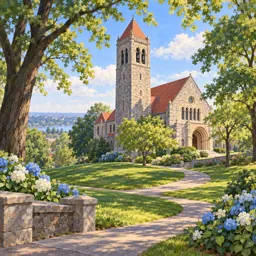 Tufts University stamp