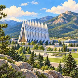 United States Air Force Academy stamp