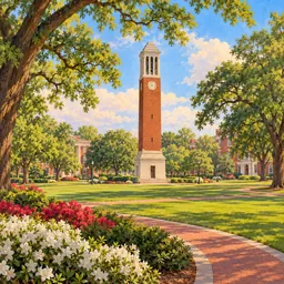 University of Alabama stamp