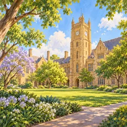 University of Melbourne stamp