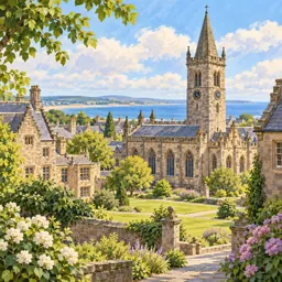 University of St Andrews stamp