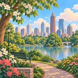 Atlanta stamp