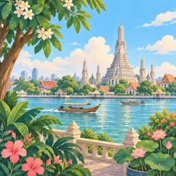Bangkok stamp