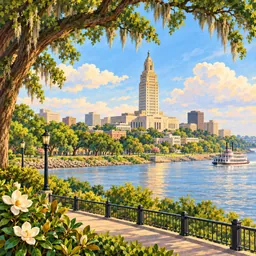 Baton Rouge stamp