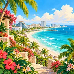 Cancún stamp