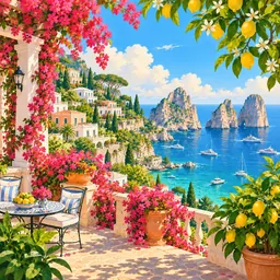 Capri stamp