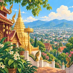 Chiang Mai stamp