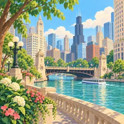 Chicago stamp
