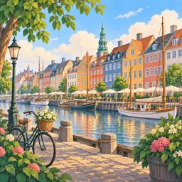 Copenhagen stamp