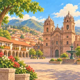 Cusco stamp
