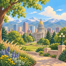 Denver stamp