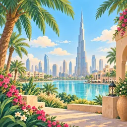 Dubai stamp