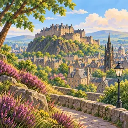 Edinburgh stamp