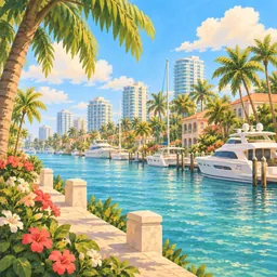 Fort Lauderdale stamp
