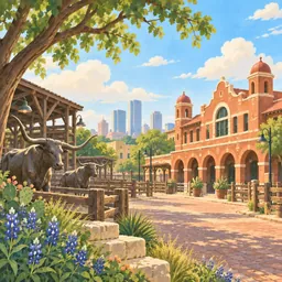 Fort Worth stamp