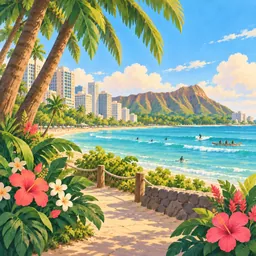Honolulu stamp