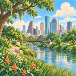 Houston stamp