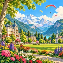 Interlaken stamp