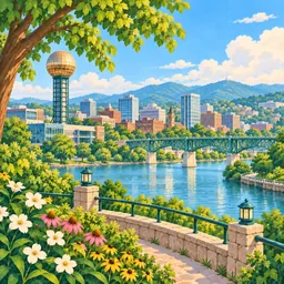 Knoxville stamp