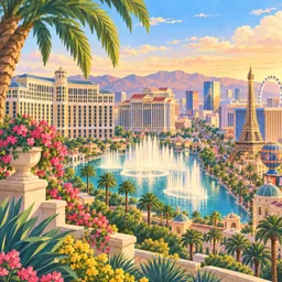 Las Vegas stamp