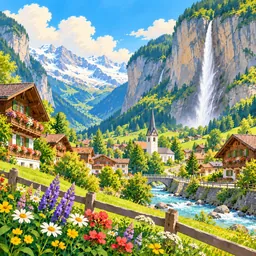 Lauterbrunnen stamp