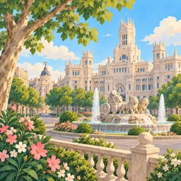 Madrid stamp