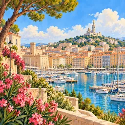 Marseille stamp