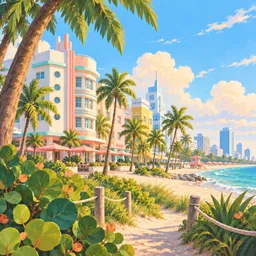 Miami stamp