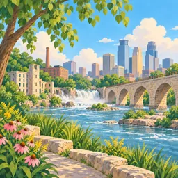 Minneapolis stamp