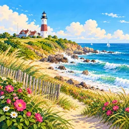 Montauk stamp