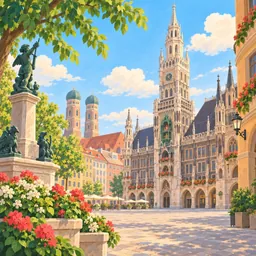 Munich stamp