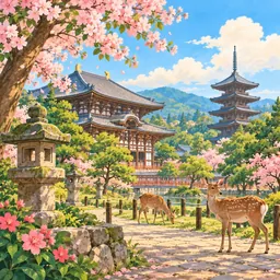 Nara stamp