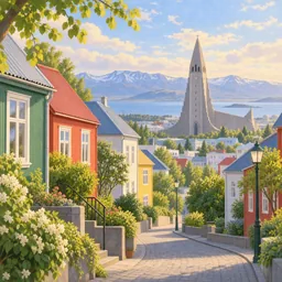 Reykjavík stamp