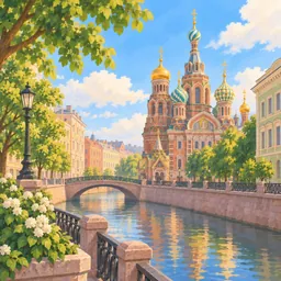 Saint Petersburg stamp