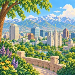 Salt Lake City stamp