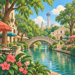 San Antonio stamp